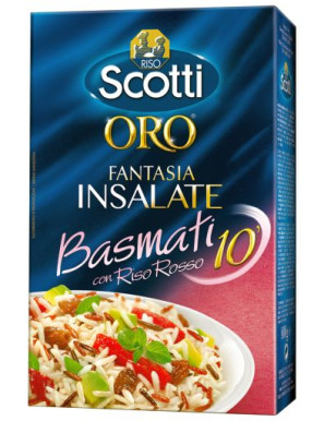 Scotti Oro Fantasie Di Insalate Basmati Con Riso Rosso gr.800