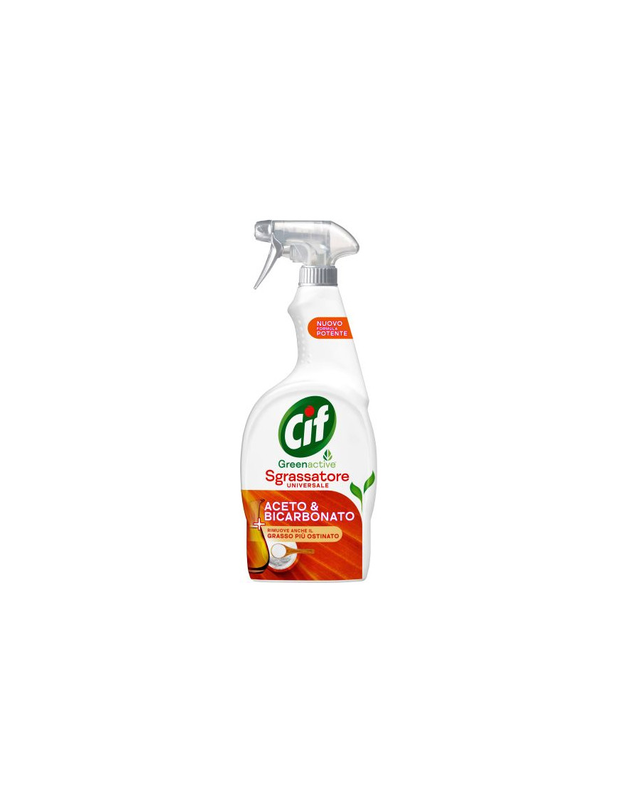 CIF SPRAY GREENACTIVE SGRASS.ACETO&BICARBONATO ML.650