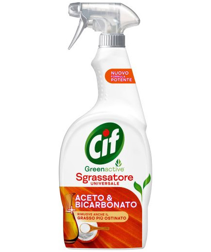 CIF SPRAY GREENACTIVE SGRASS.ACETO&BICARBONATO ML.650