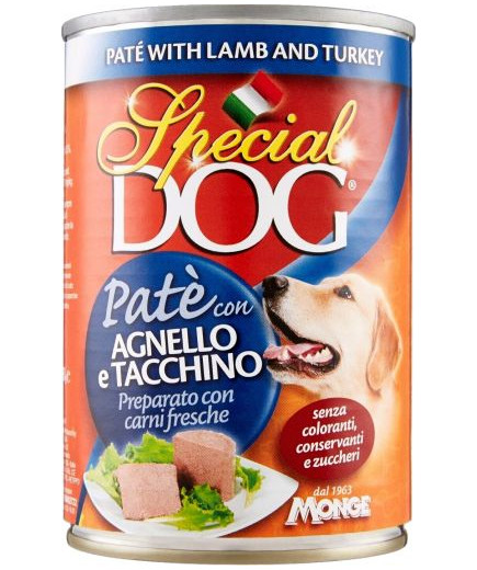Special Dog Pate' Agnello E Tacchino gr.400