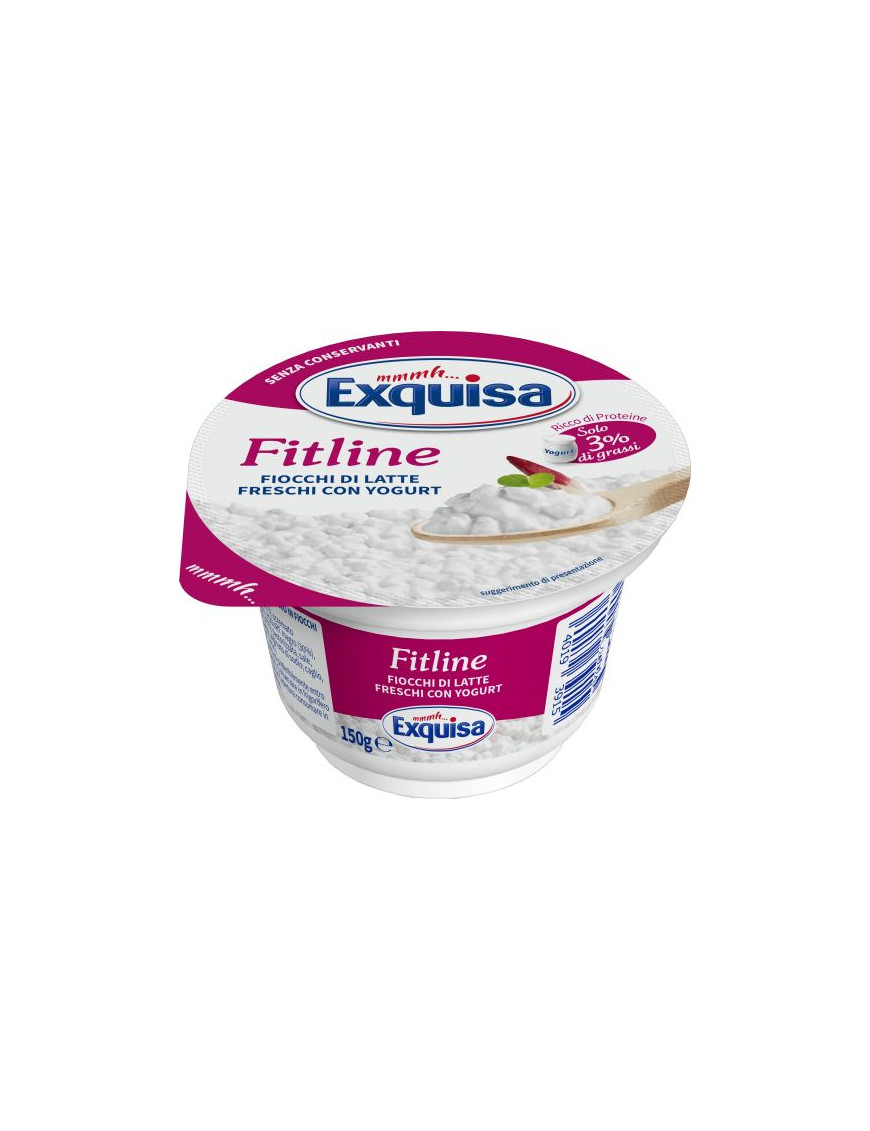 Exquisa Fiocchi Di Latte C/Yogurt Fitline gr.150