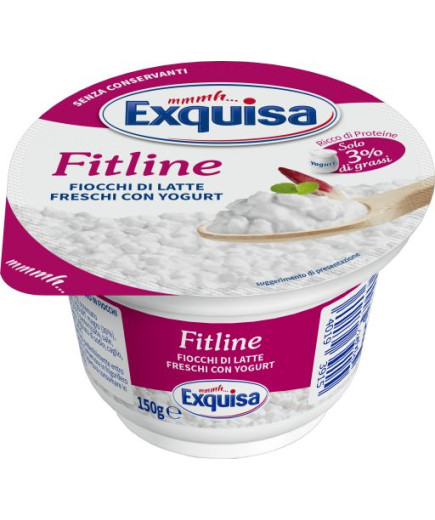 Exquisa Fiocchi Di Latte C/Yogurt Fitline gr.150