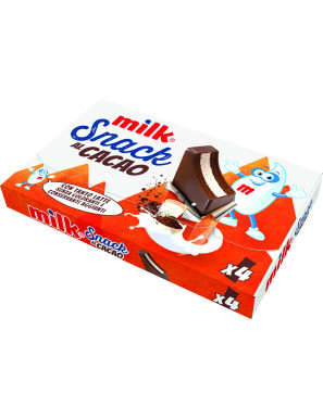 Milk Snack Al Cacao gr.30X4