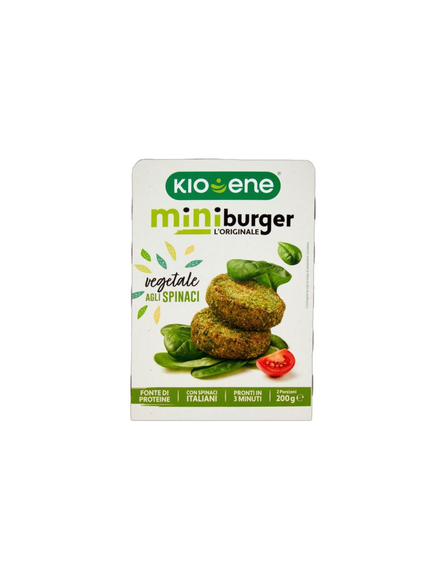 Kioene Mini Burger Vegetaleagli Spinaci gr.200