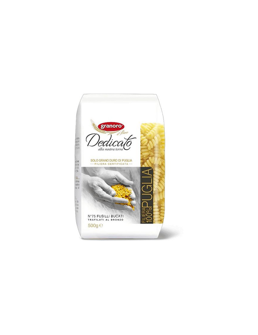 Granoro Dedicato Fusilli Bucati N.75 gr.500