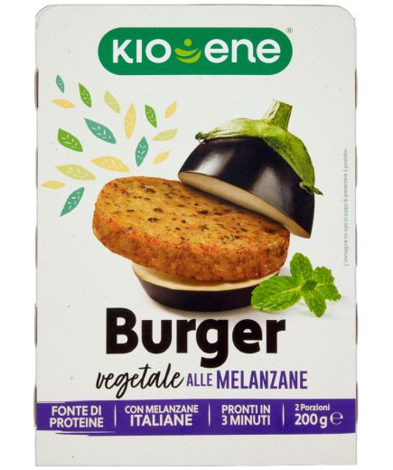 Kioene Burger Vegetale Alle Melanzane gr.200