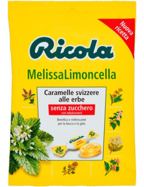 Ricola Caramelle gr.70 Melissa Limoncella Senza Zuccheri