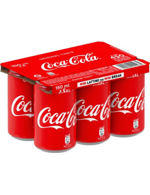 Coca Cola Mini Lattina cl.15X6