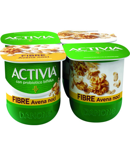 DANONE ACTIVIA FIBRE G.125X4AVENA E NOCI