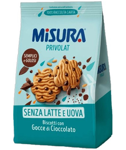 Misura Privolat Biscotti Con Gocce Di Cioccolato gr.290