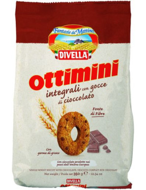 Divella Ottimini Integrali Con Gocce Cioccolato gr.350