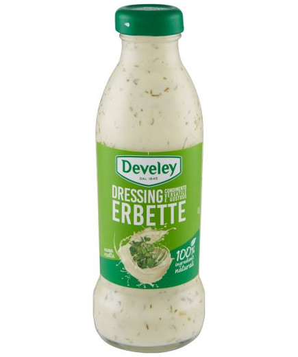 DEVELEY DRESSING ERBETTE ML.230 BOTT. VETRO