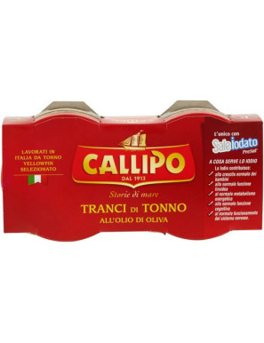 Callipo Tonno All'Olio Di Oliva gr.80X2 Vaso In Vetro