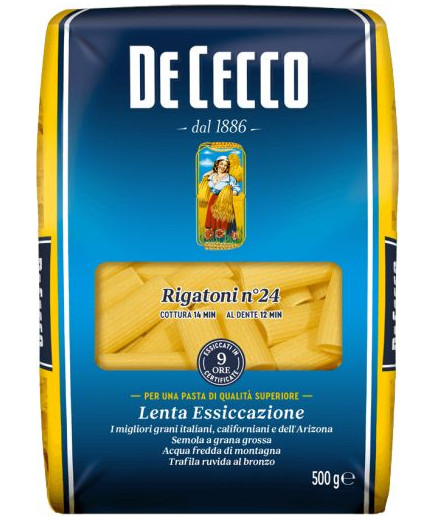 De Cecco Rigatoni N°24 gr.500