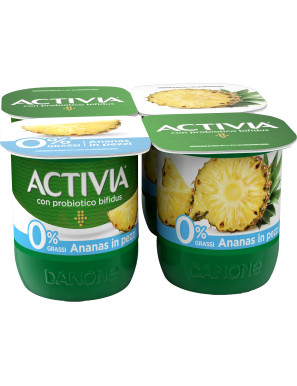 DANONE ACTIVIA ZERO G.125X4ANANAS