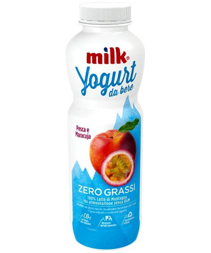 Milk Yog.Da Bere Zero Grassi gr.500 Pesca/Maracuja