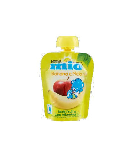 NESTLE' MIO POUCH  MELA/BANANAG.90  ( DA 6 MESI IN SU)