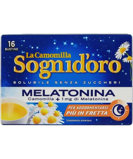 Sogni D'Oro Camomilla Melatonina Solubile Senza Zucchero 16 Filtri