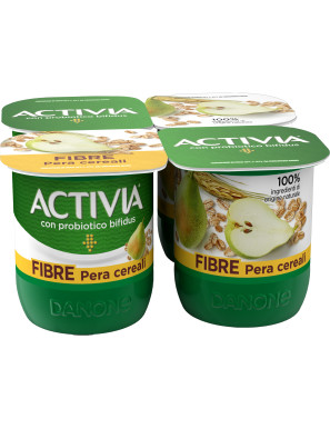 DANONE ACTIVIA FIBRE G.125X4CEREALI/PERE