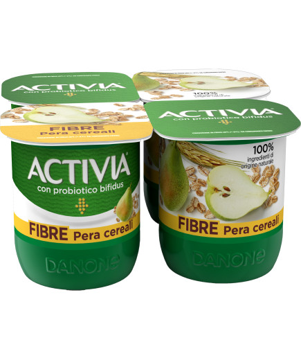 DANONE ACTIVIA FIBRE G.125X4CEREALI/PERE