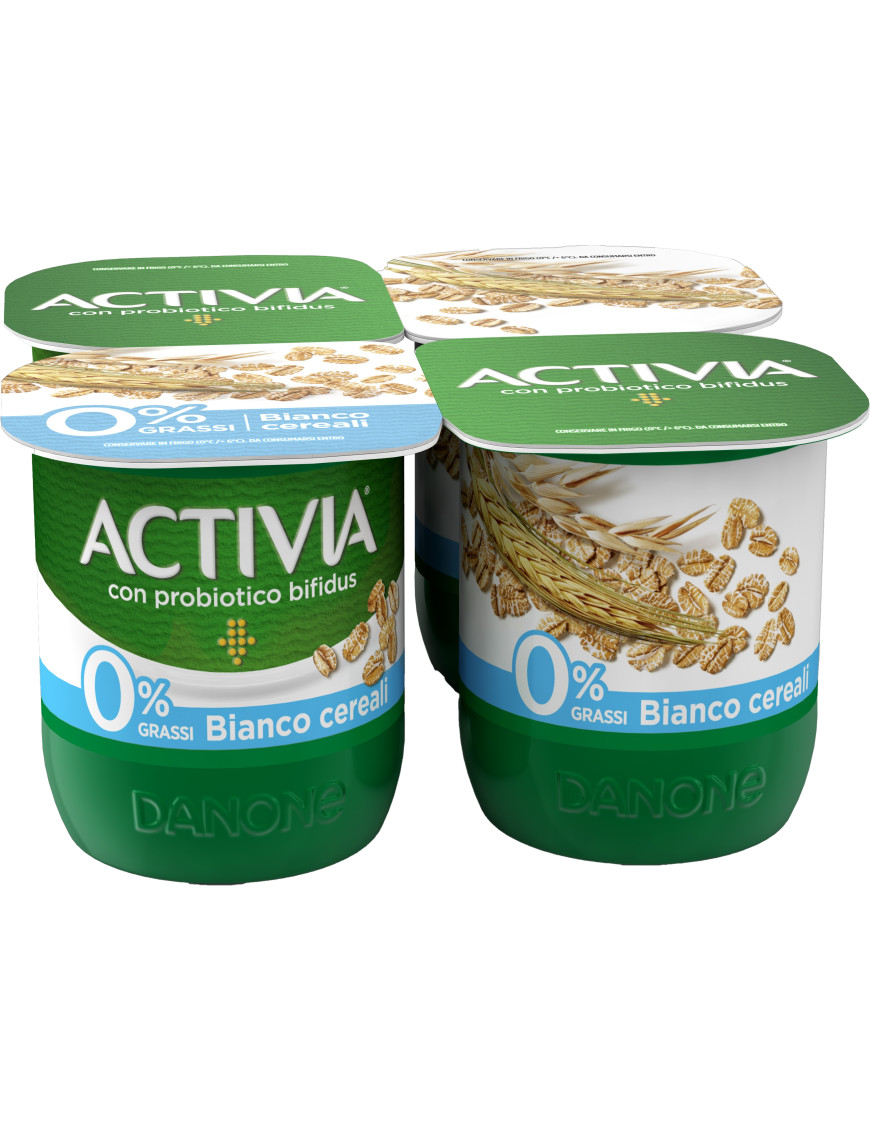 DANONE ACTIVIA ZERO G.125X4BIANCO/CEREALI