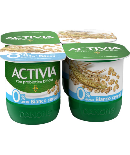 DANONE ACTIVIA ZERO G.125X4BIANCO/CEREALI