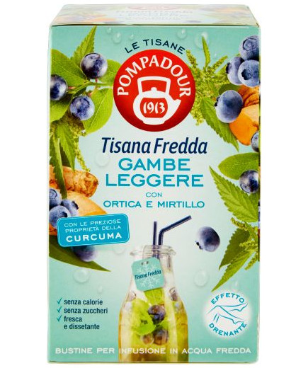 POMPADOUR TISANA FREDDA GAMBE LEGGERE 18 BUSTINE