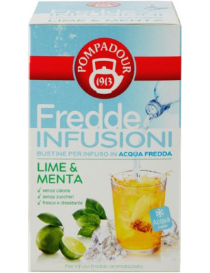 POMPADOUR FREDDE INFUSIONI LIME&MENTA GR 18 FILTRI