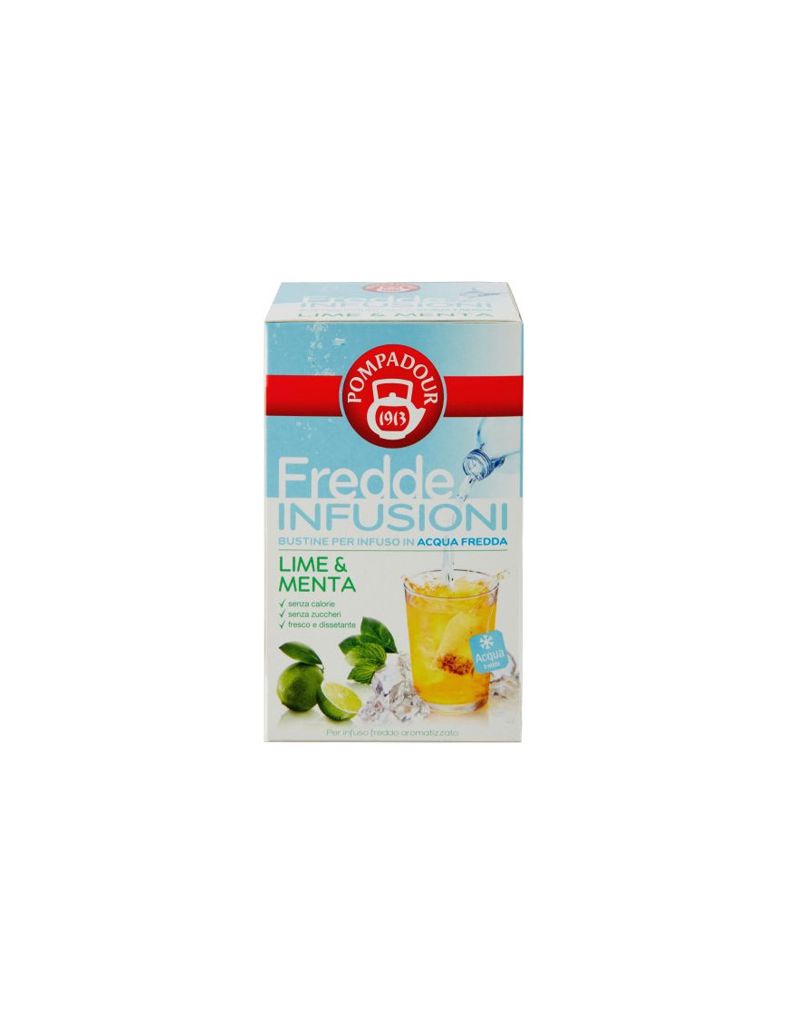 POMPADOUR FREDDE INFUSIONI LIME&MENTA GR 18 FILTRI