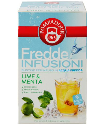 POMPADOUR FREDDE INFUSIONI LIME&MENTA GR 18 FILTRI