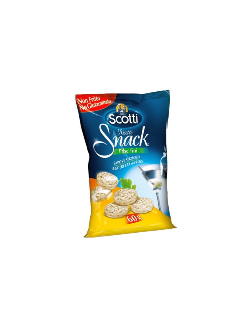 Scotti Riso Snack Erbe Fini gr.60 Bs