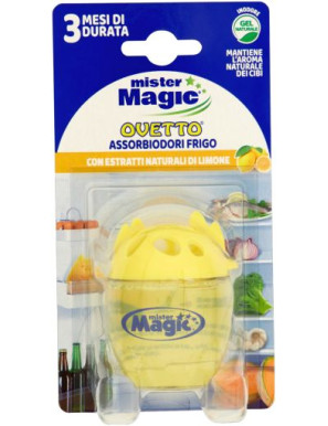 Mister Magic Ovetto Assorbiodori Per Frigorifero Limone