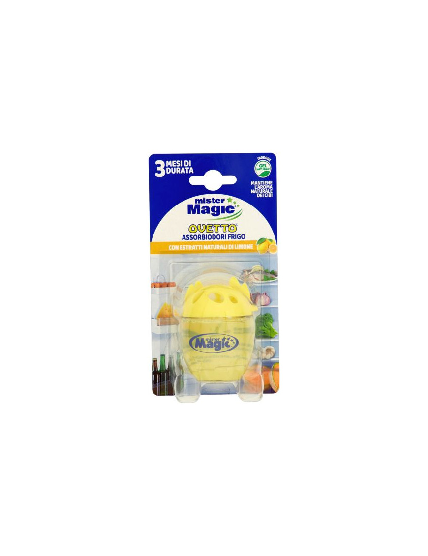 Mister Magic Ovetto Assorbiodori Per Frigorifero Limone