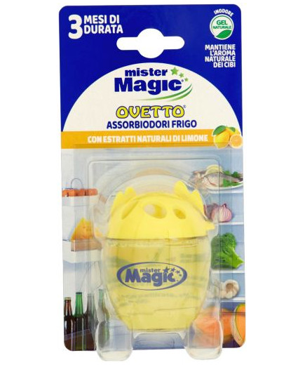 Mister Magic Ovetto Assorbiodori Per Frigorifero Limone