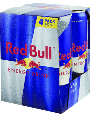 Red Bull Energy Drink Lattina cl.25x4