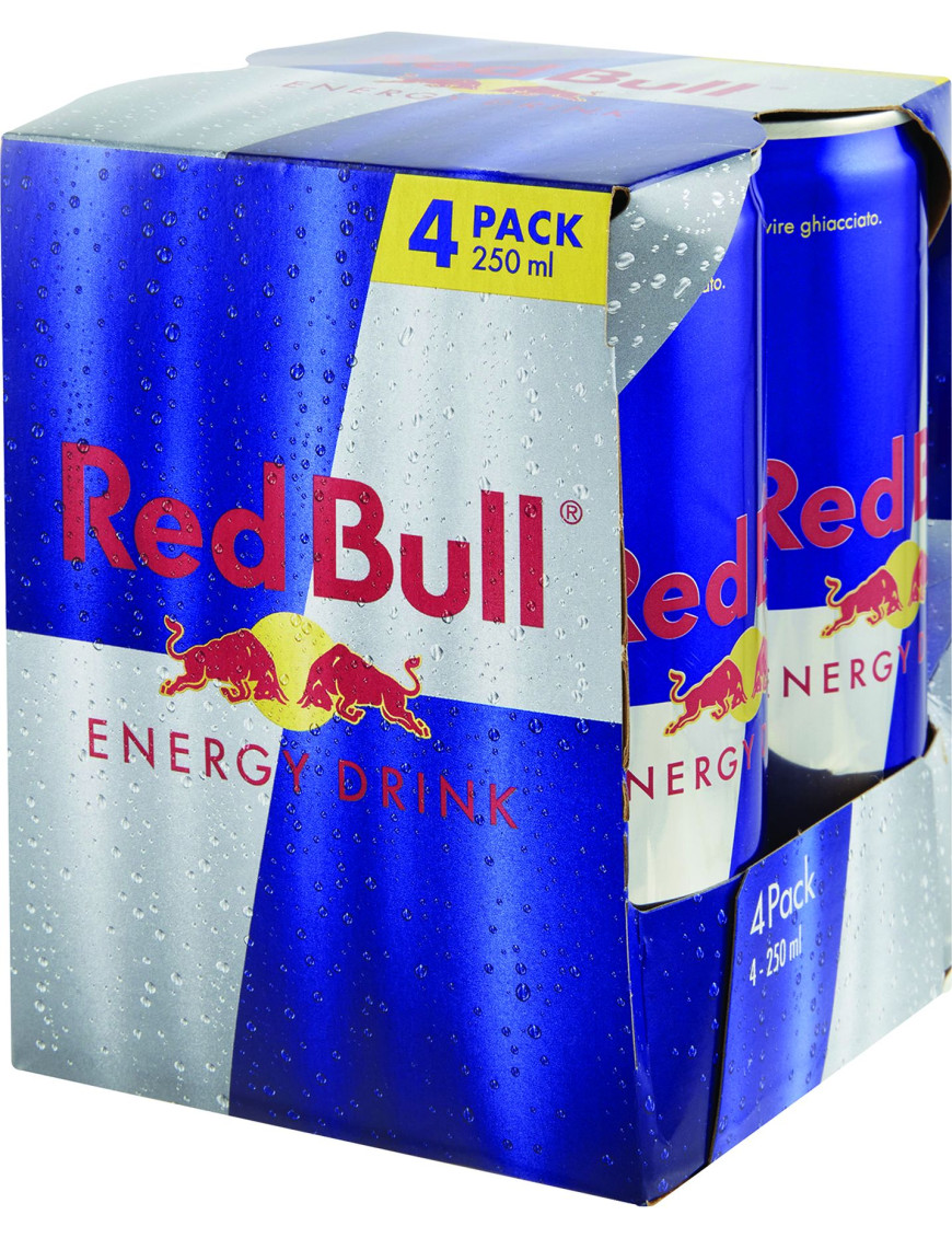 Red Bull Energy Drink Lattina cl.25x4