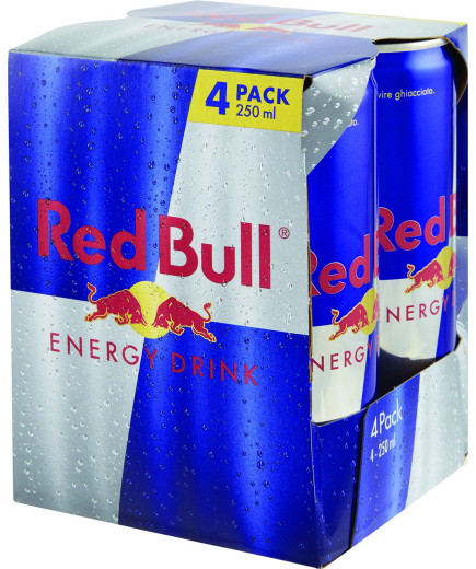 Red Bull Energy Drink Lattina cl.25x4