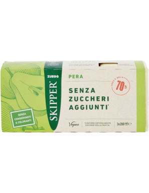 Zuegg Skipper Succo Pera Senza Zuccheri ml.200X3 Brik