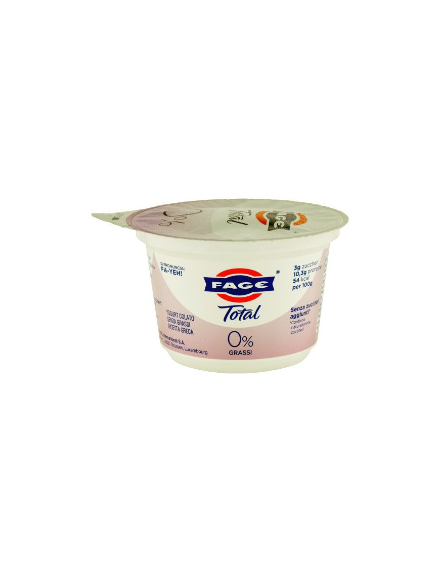 Fage Total Yogurt Greco 0% Bianco gr.150