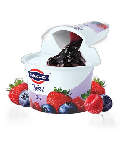 FAGE TOTAL YOGURT GRECO 0% SPLIT FRUTTI DI BOSCO G.150