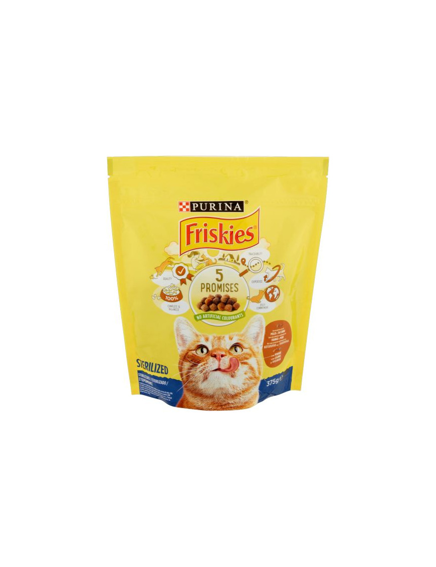 FRISKIES CROCCANTINI STERILCAT POLLO E TACCHINO GR.375