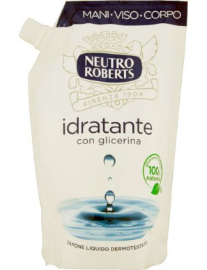 Roberts Sapone Liquido Ecoricarica ml.400 Idratante