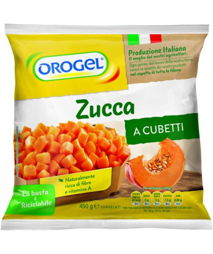 Orogel Zucca Cubetti gr.450