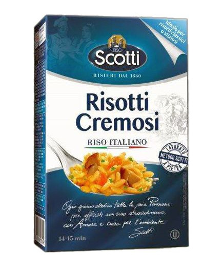 Scotti Riso Per Risotti Cremosi Astuccio gr.800