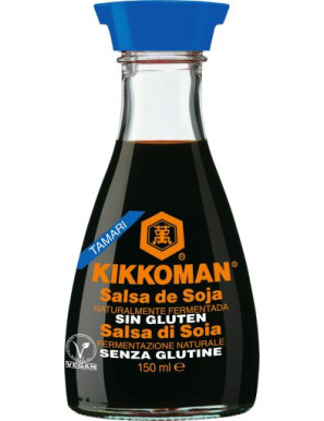 Kikkoman Salsa Di Soia Tappo Blu Senza Glutine ml.150 Con Dispenser