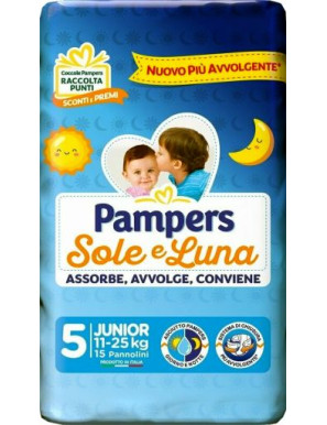 Pampers Sole E Luna Junior X15 kg.11-25