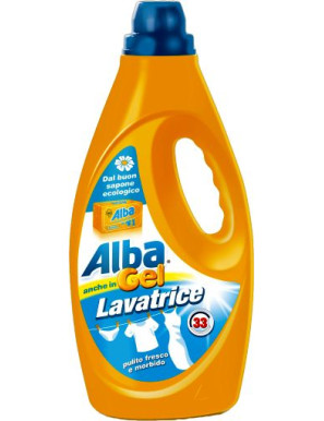 Alba Lavatrice Gel 33 Lavaggi Sapone Ecologico lt.1,850