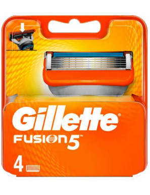 GILLETTE FUSION5 MANUAL RICARICA LAME X4 PZ.