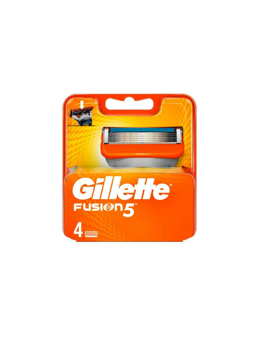 GILLETTE FUSION5 MANUAL RICARICA LAME X4 PZ.