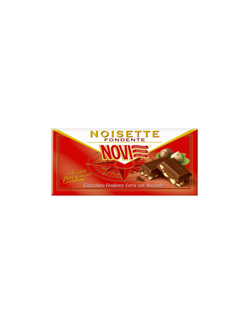 Novi Tavoletta Noisette Di Cioccolato Fondente Con Nocciole gr.100